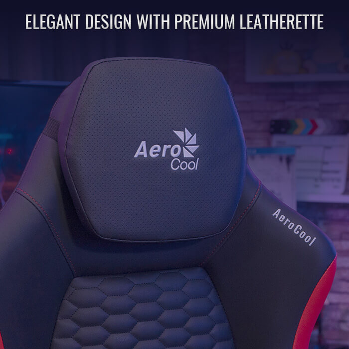 aerocool-crown-plus-leatherette-gaming-stuhl-schwarz image 3