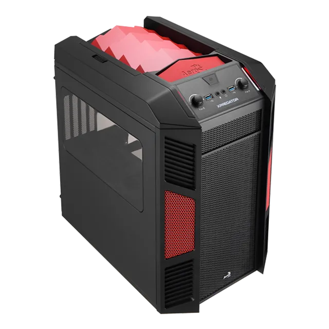 aerocool-xpredator-cube-red-cube-geh-use-rot image 1