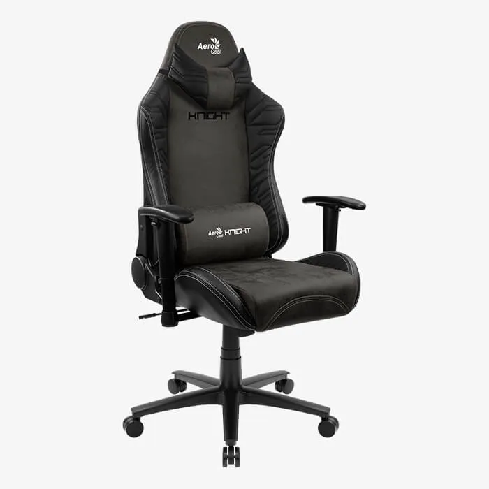 aerocool-knight-gaming-stuhl-aerosuede-schwarz image 1