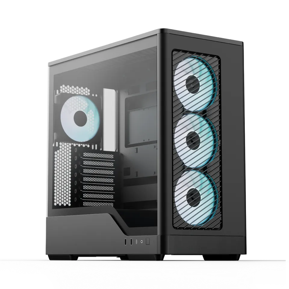aerocool-d520a-pc-geh-use-midi-tower-schwarz image 1
