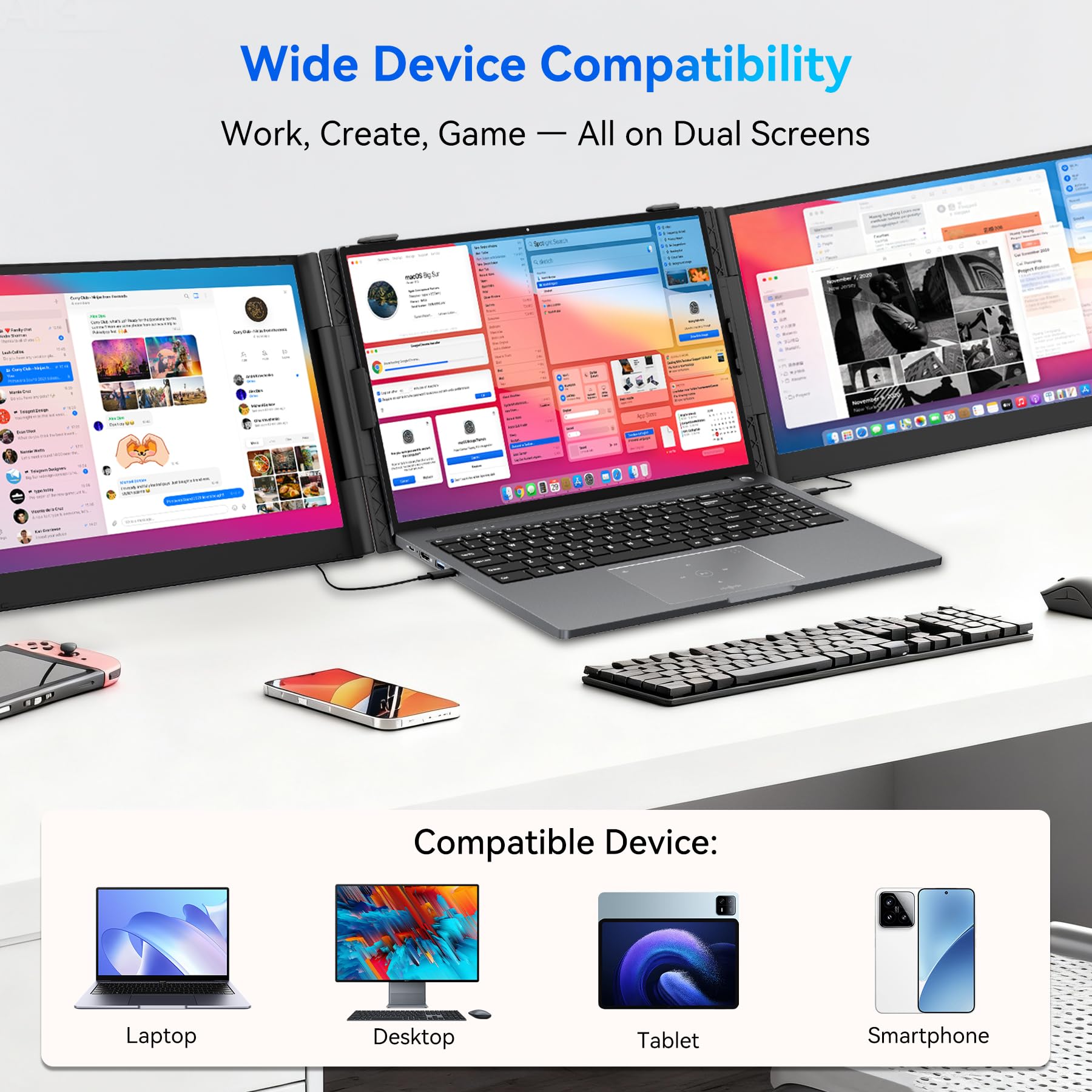 blackview-dcm6-triple-screen-laptop-monitor-14-zoll-fhd image 3