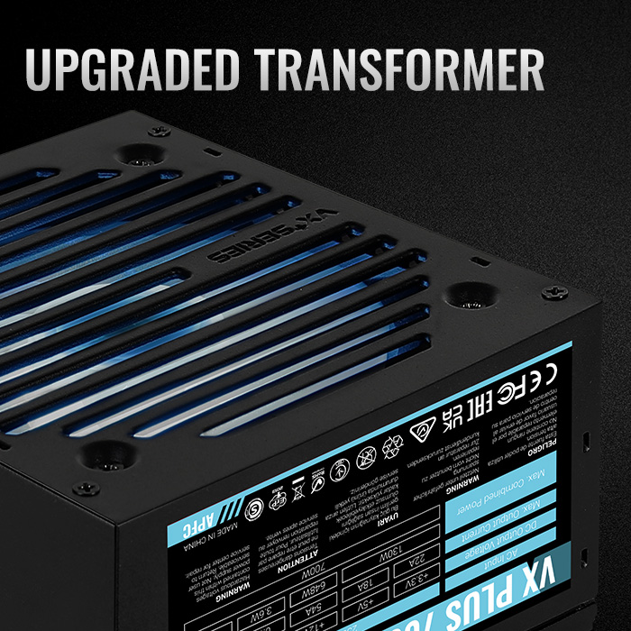 aerocool-vx-plus-700-rgb-700w-atx-netzteil-120mm-leise image 3