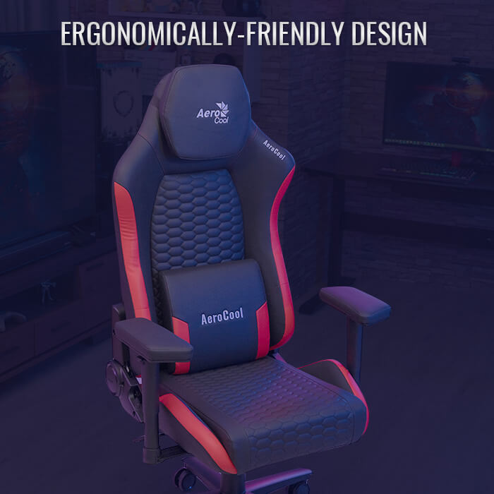 aerocool-crown-plus-leatherette-gaming-stuhl-schwarz image 5