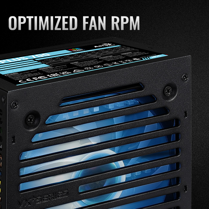 aerocool-vx-plus-700-rgb-700w-atx-netzteil-120mm-leise image 4