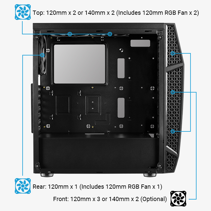 aerocool-klaw-midi-tower-pc-geh-use-argb-mit-3-l-ftern image 5