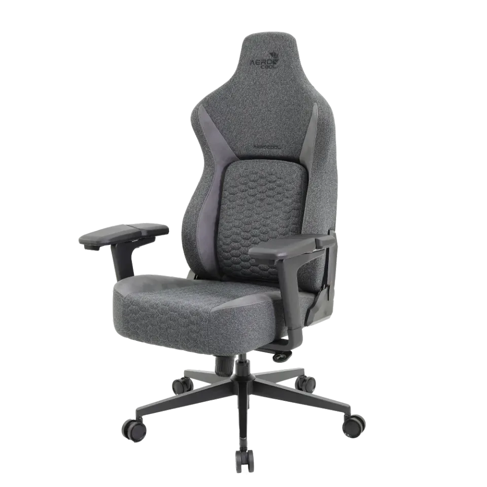 aerocool-crown-pro-gaming-stuhl-schwarz-ergonomisch image 1