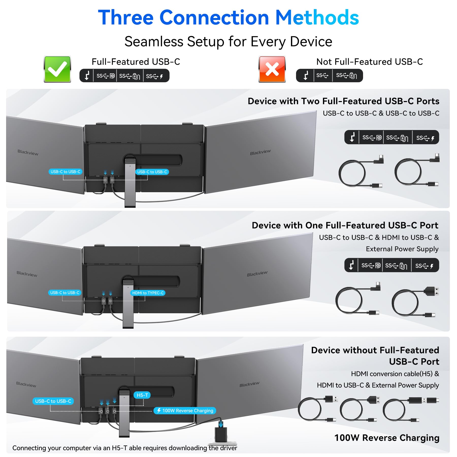 blackview-dcm6-triple-screen-laptop-monitor-14-zoll-fhd image 5