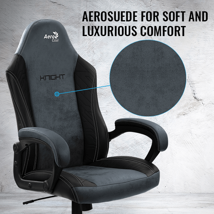 aerocool-knight-lite-gaming-stuhl-stoff-schwarz-ergonomisch image 2