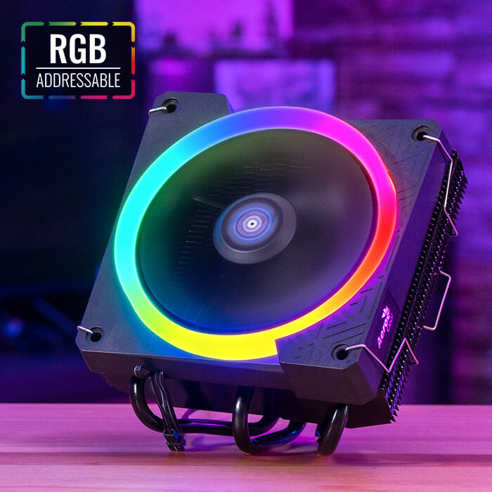 aerocool-cylon-3h-cooling-hub-schwarz-steuerung image 2