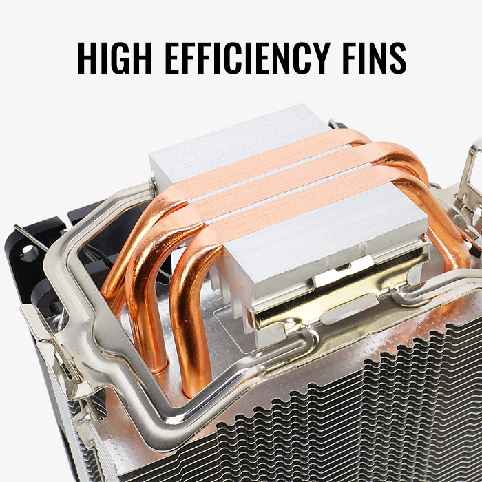 aerocool-verkho-3-cpu-k-hler-90mm-pwm-120w-3-heatpipes image 2